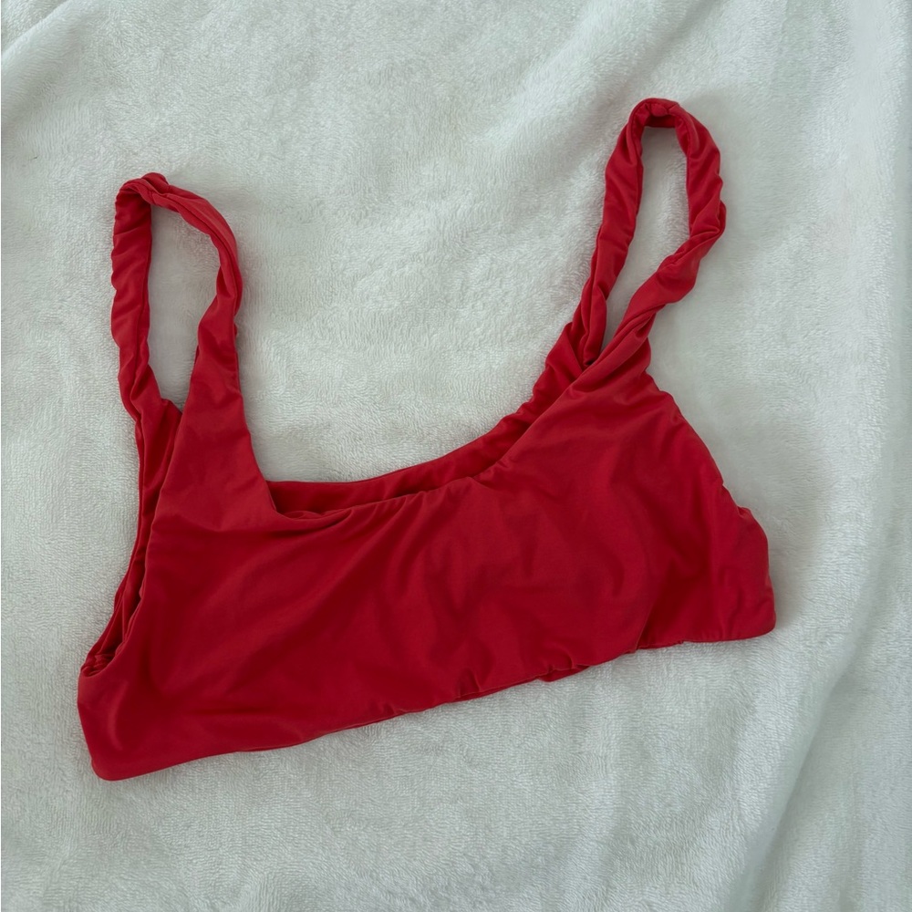 San Lorenzo Red Bikini Top